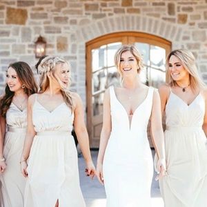Cream Bridesmaid/ formal dress